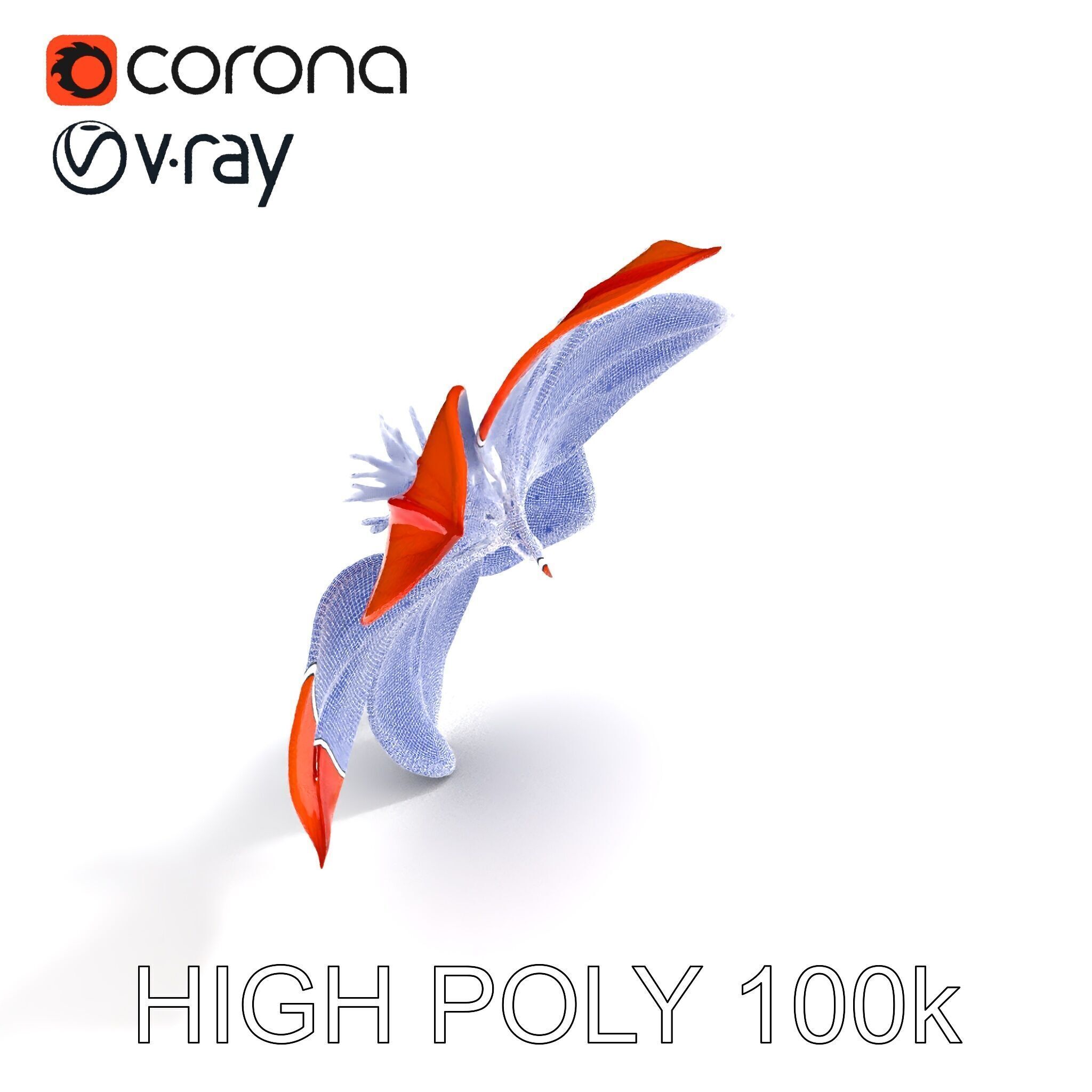 Realistic Orange Lily Flower D Model Pack Low-poly 3D model_19