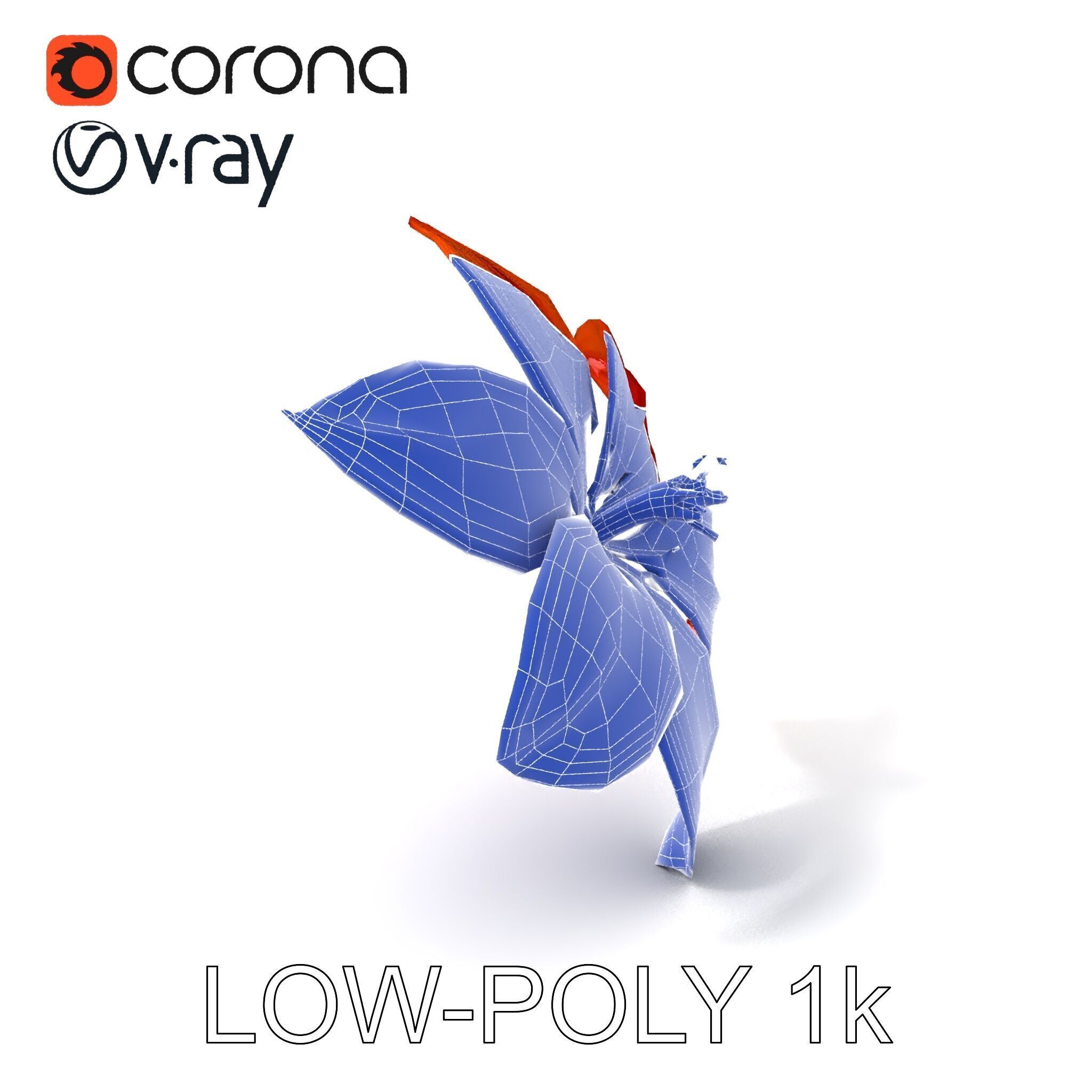 Realistic Orange Lily Flower D Model Pack Low-poly 3D model_34