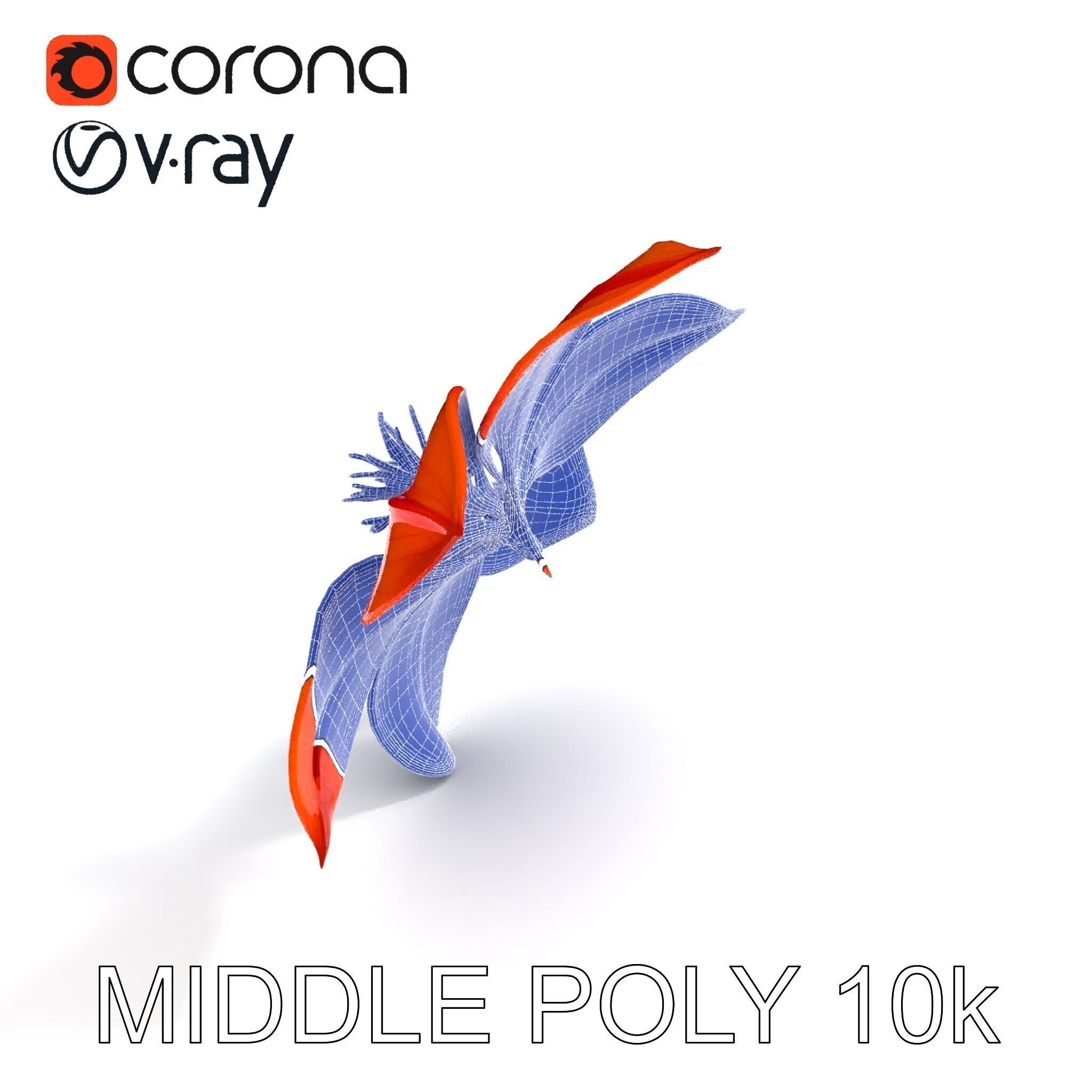 Realistic Orange Lily Flower D Model Pack Low-poly 3D model_6