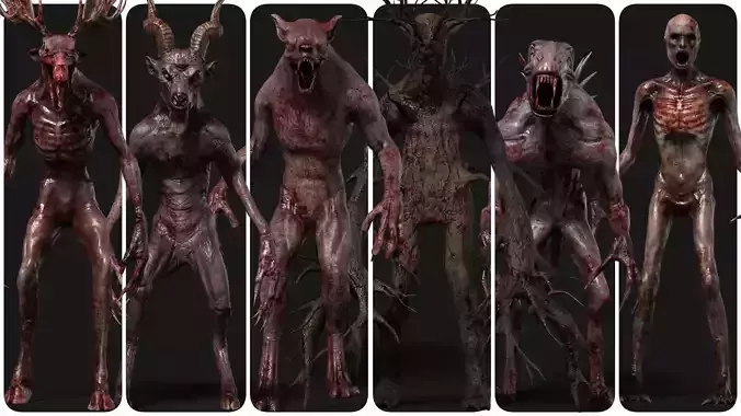 Forest Beast Collection Pack - Unreal Engine and Unity