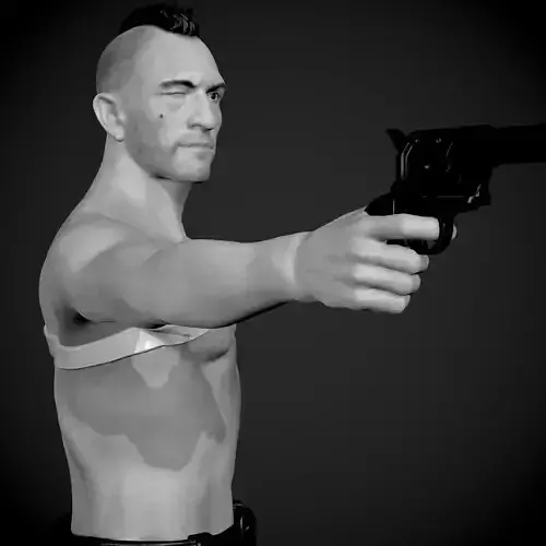 Travis Bickle  Taxi Driver Modello STL per stampa 3D
