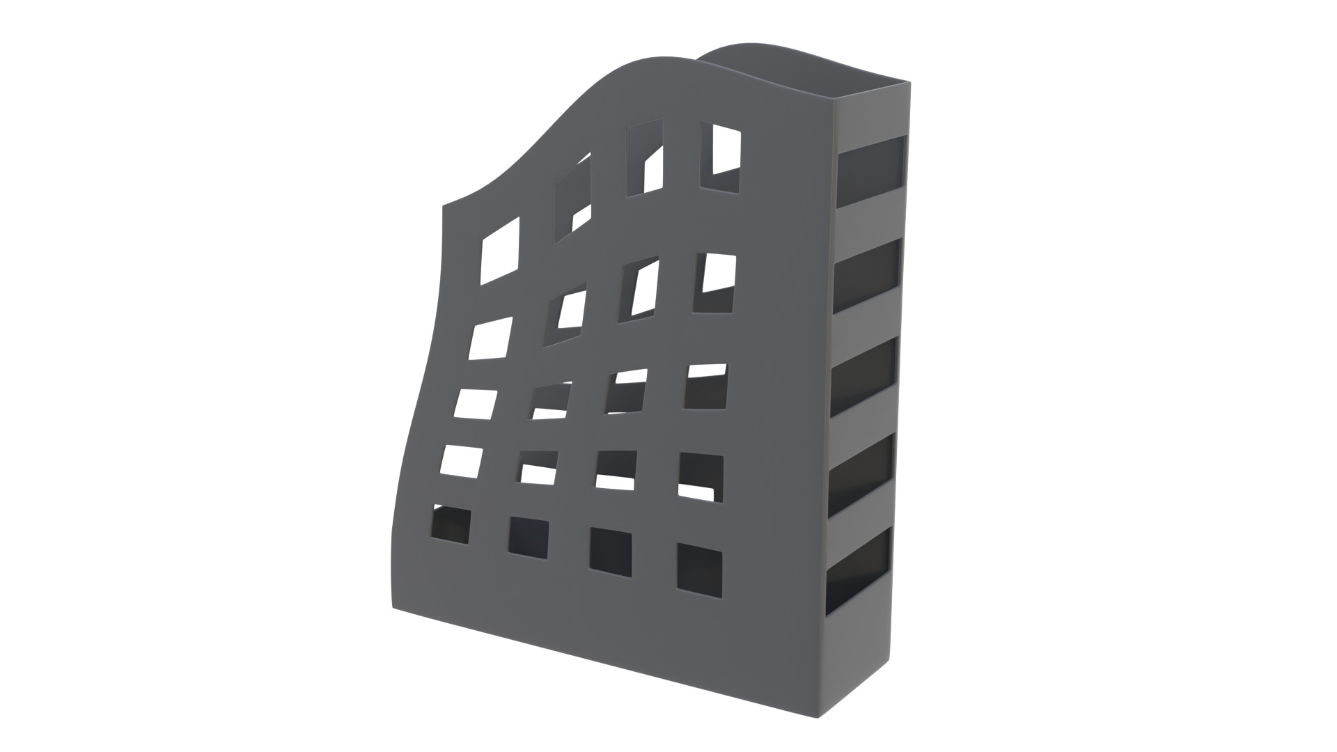 Plastic container paper 03 3D model_4