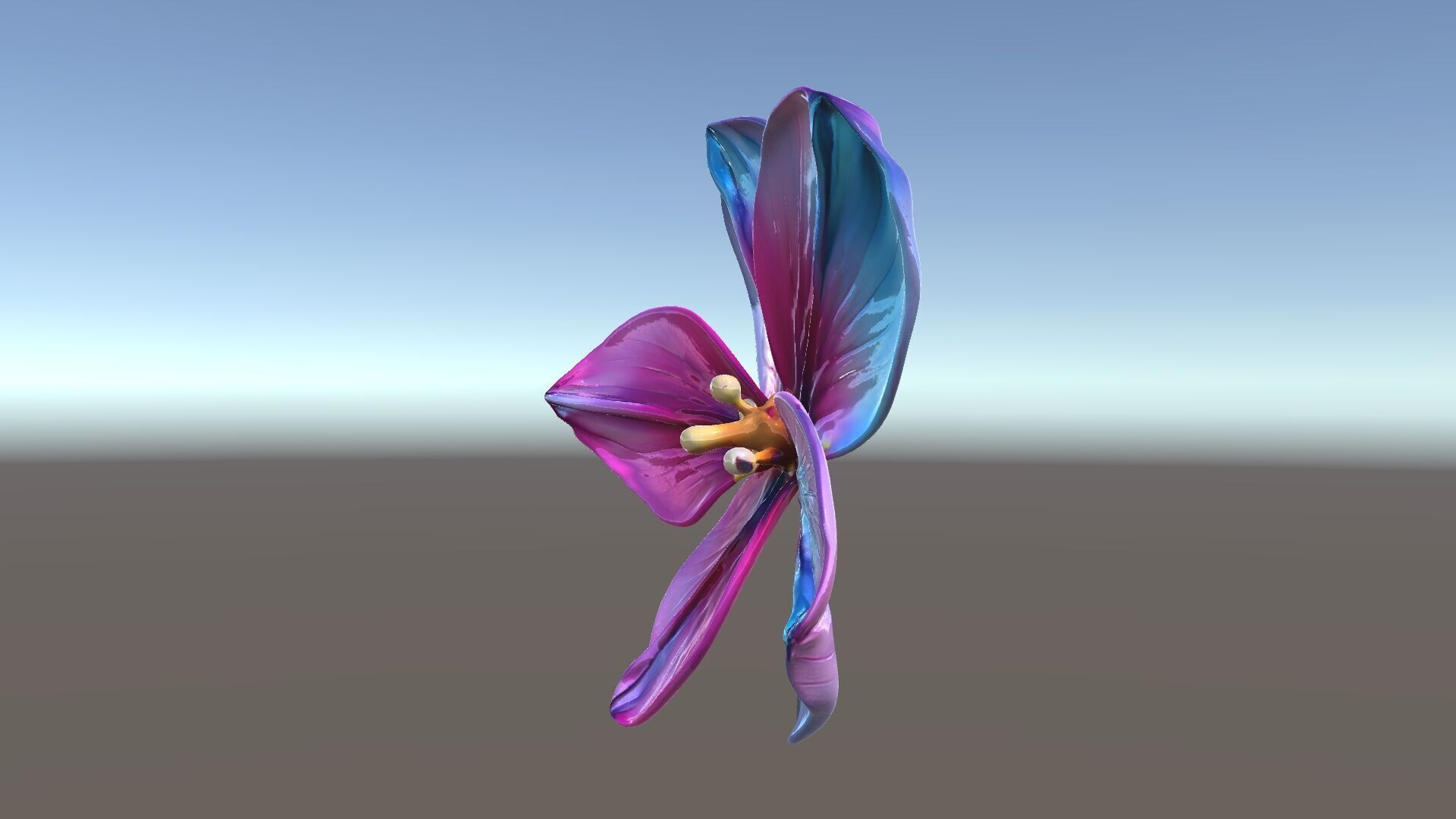 Vibrant Multicolor Flower Model Pack for D Rendering and Anim... Low-poly 3D model_5