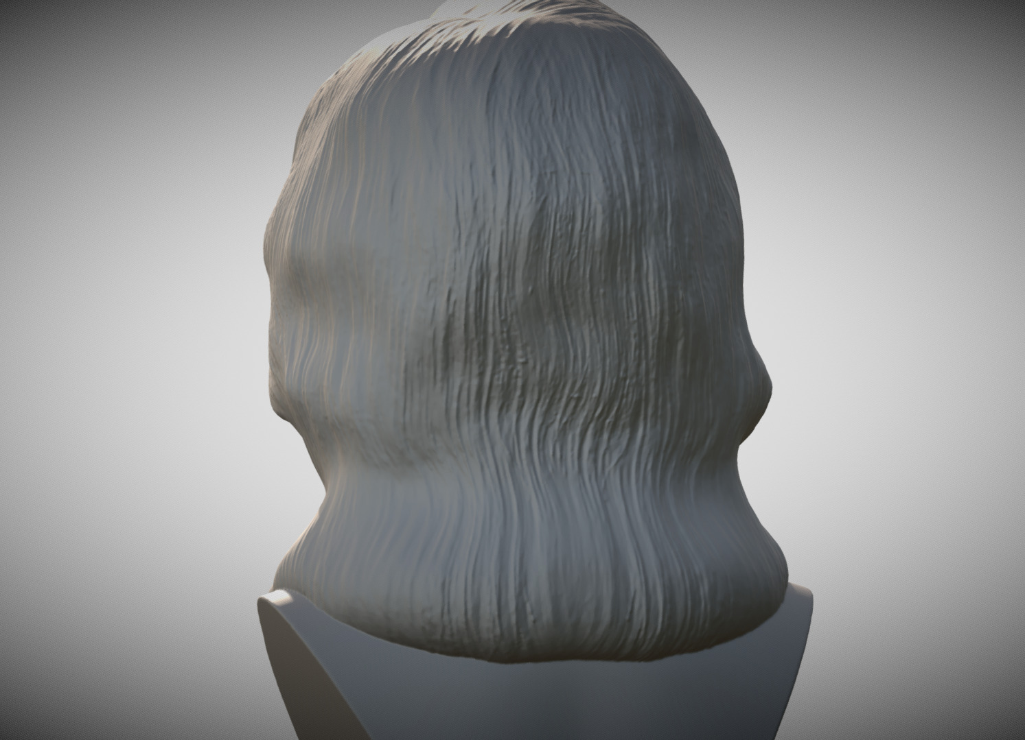 Michelle Obama bust 3D print model_4