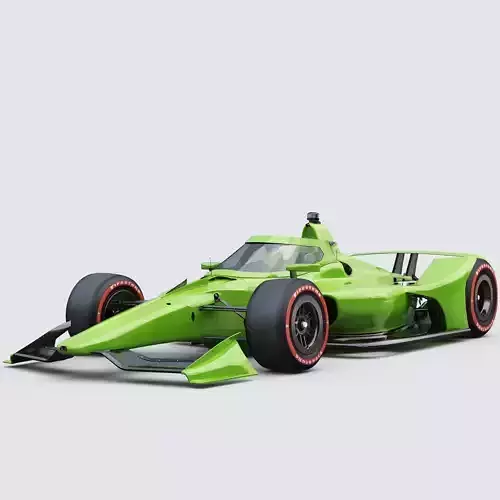 Indycar Oval version Template to livery 2025 3D model