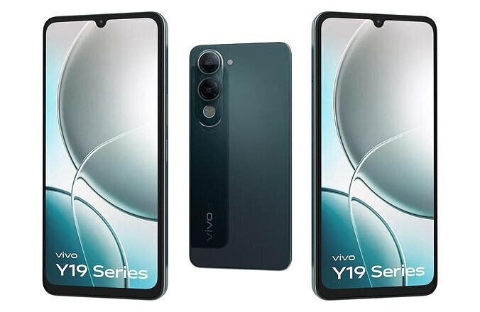 Vivo Y19 5G Majestic Green 3D model