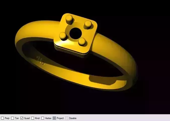 diamond ring 3dm file