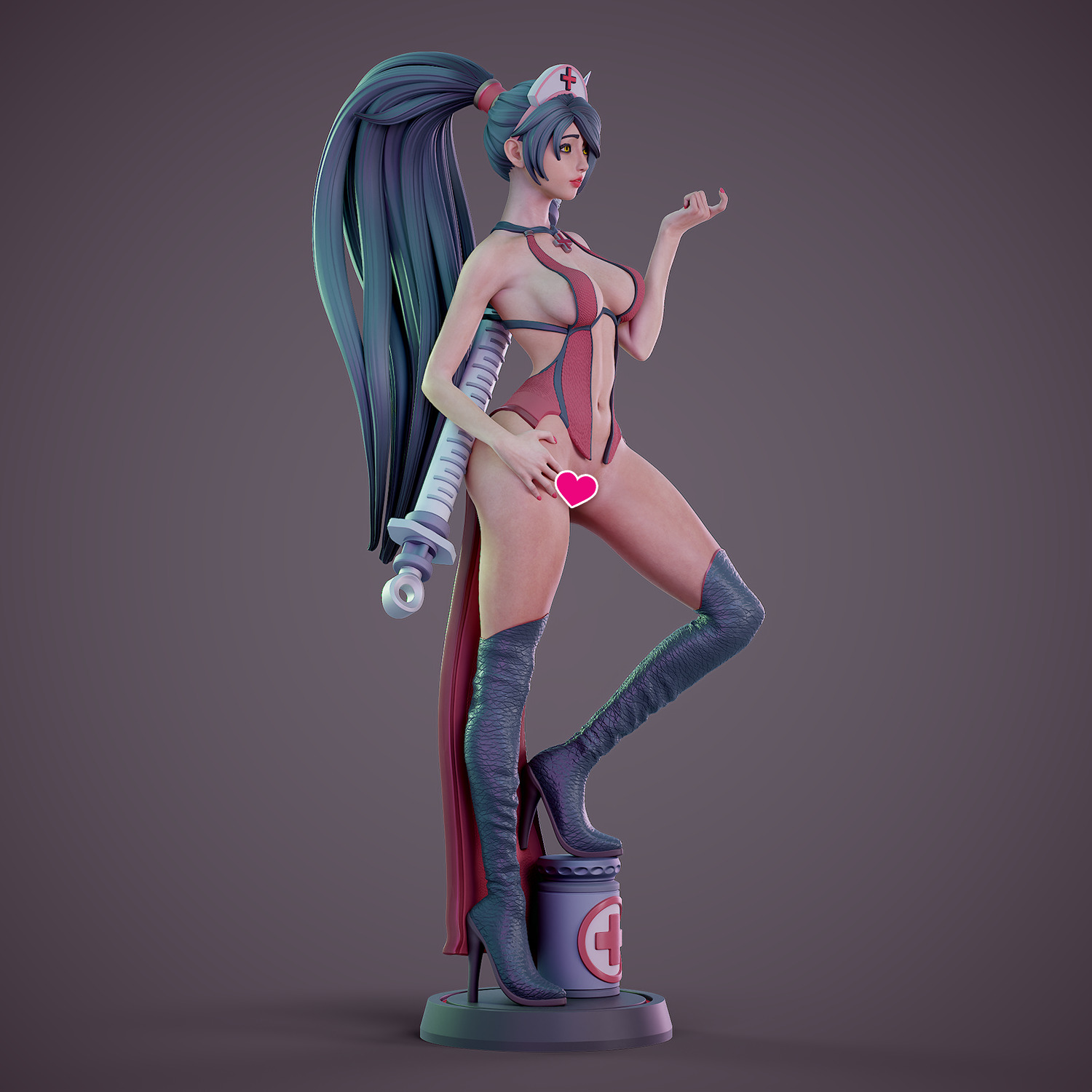 Sweet nurse - d 3D print model_12