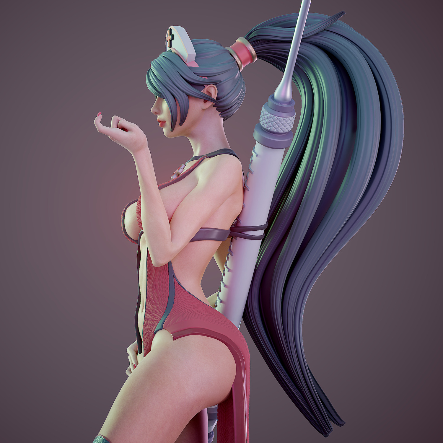 Sweet nurse - d 3D print model_15