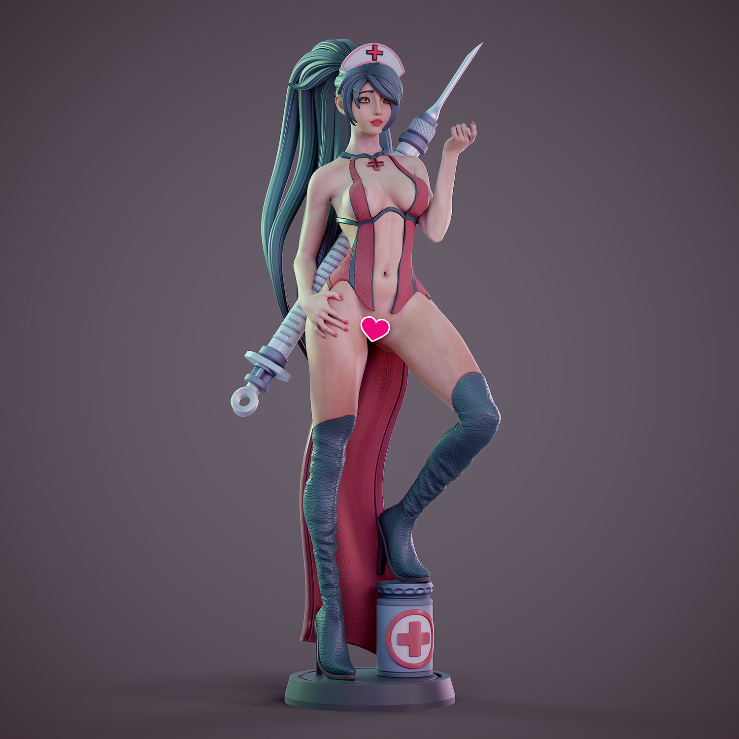 Sweet nurse - d 3D print model_13