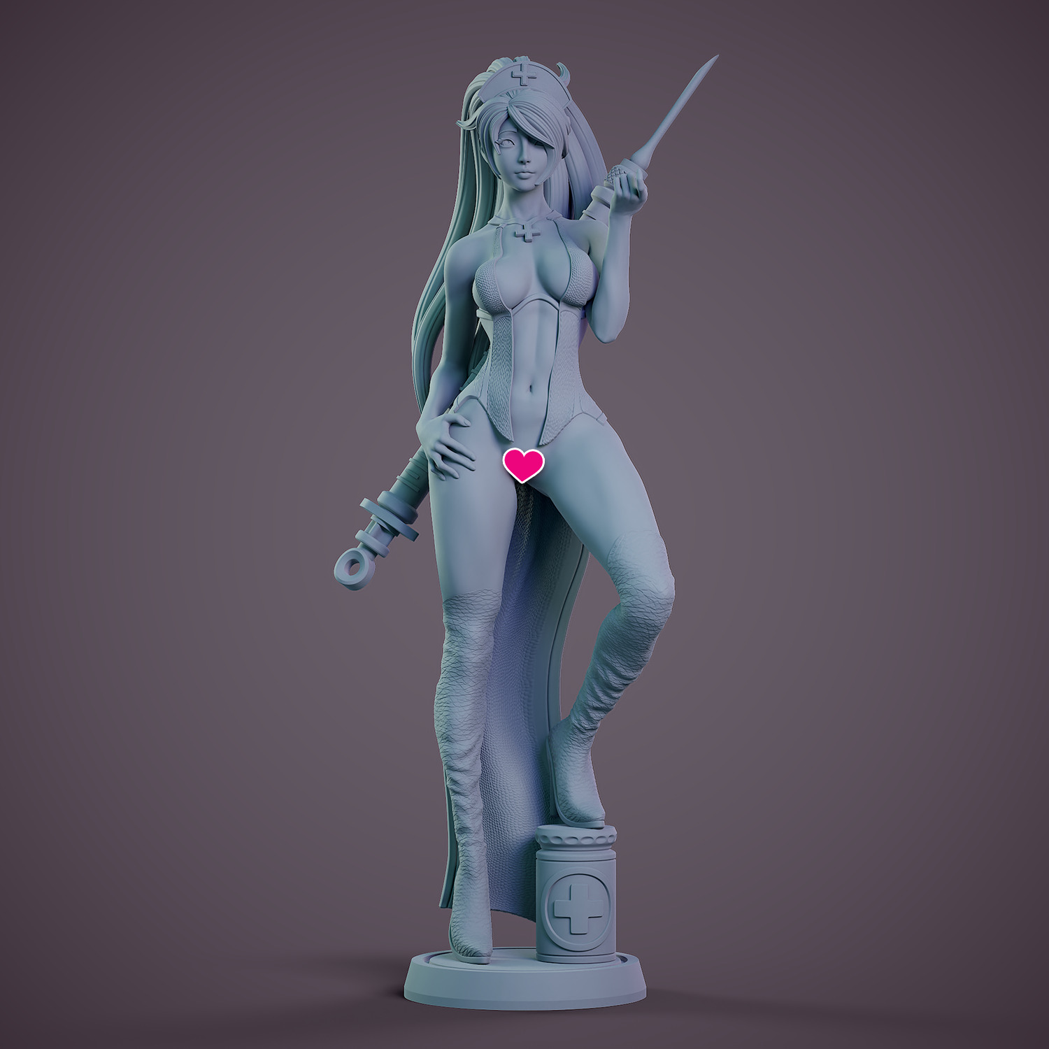 Sweet nurse - d 3D print model_17