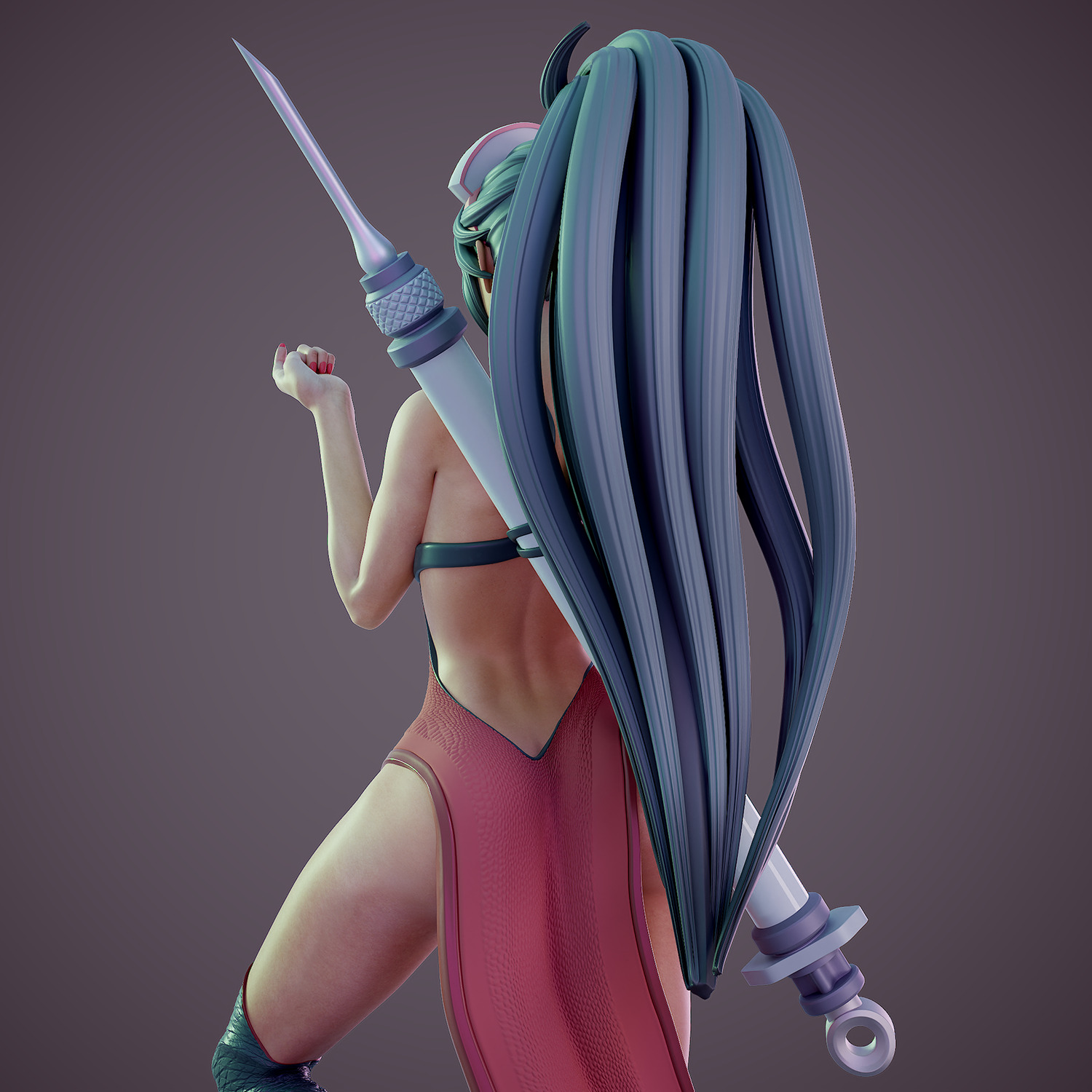 Sweet nurse - d 3D print model_16