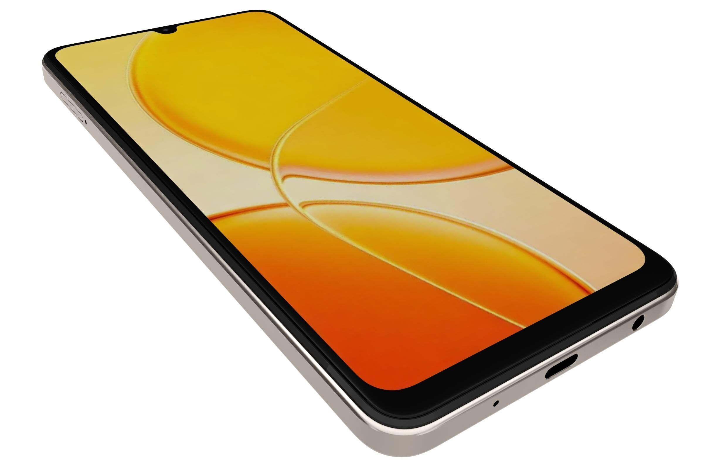 Vivo Y19 5G Titanium Silver 3D model_12