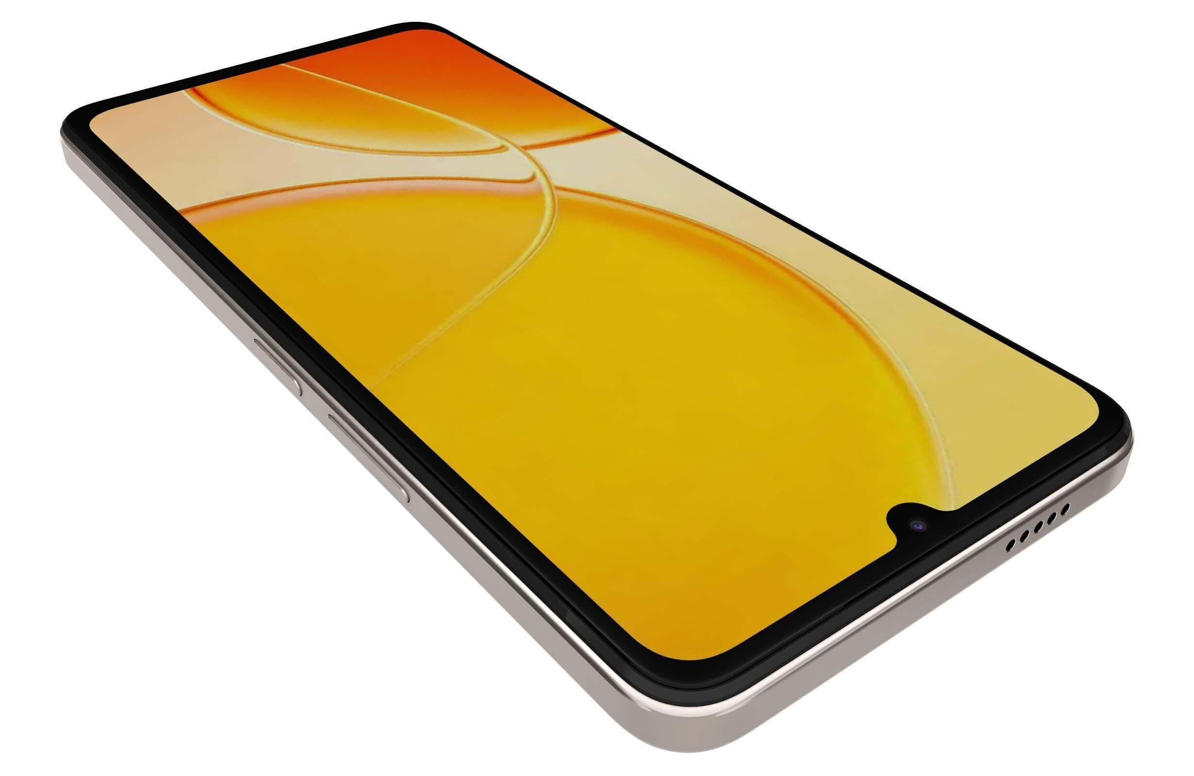 Vivo Y19 5G Titanium Silver 3D model_13