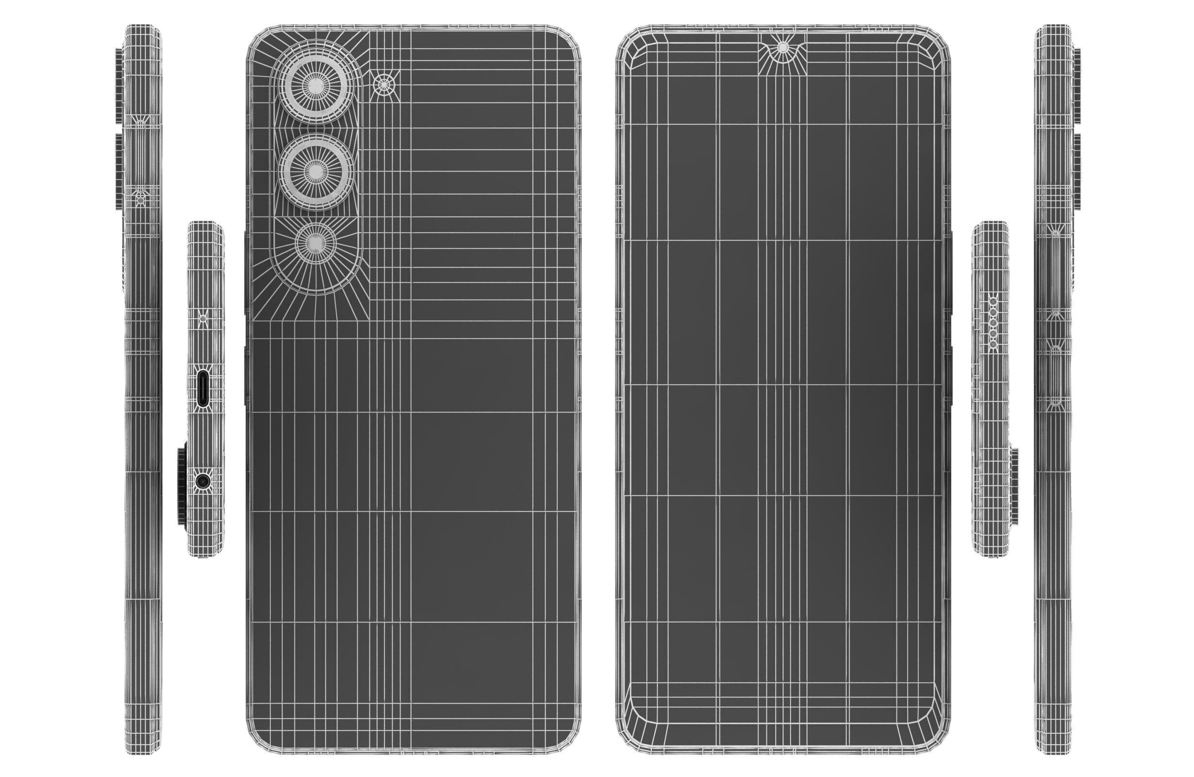 Vivo Y19 5G Titanium Silver 3D model_16