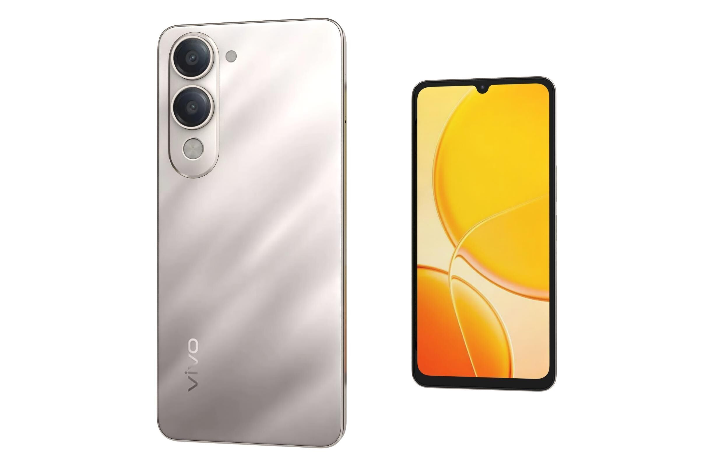 Vivo Y19 5G Titanium Silver 3D model_7