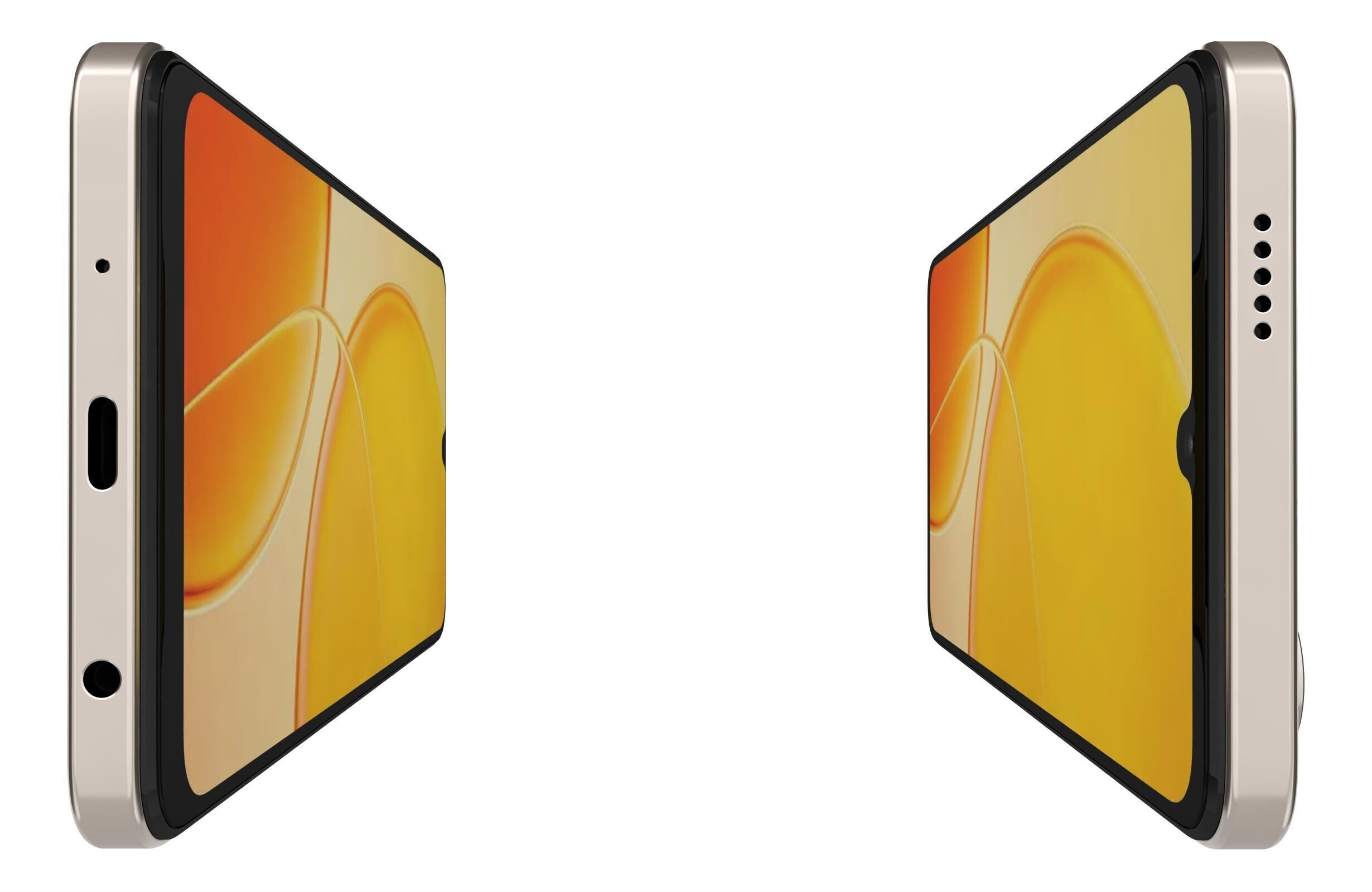 Vivo Y19 5G Titanium Silver 3D model_8