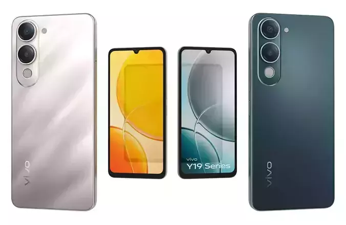 Vivo Y19 5G Majestic Green And Titanium Silver