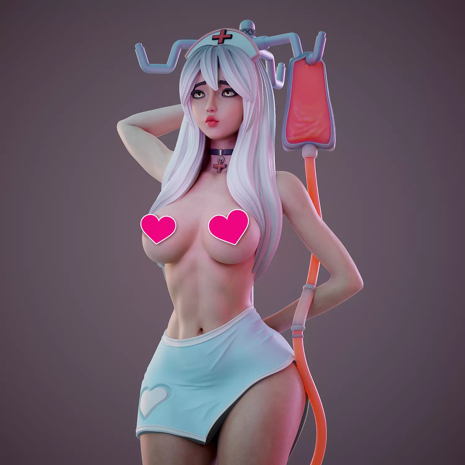 Sweet nurse - f Free 3D print model_0