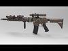 m4 Tactical Fps - Tps Low-poly 3D model_1