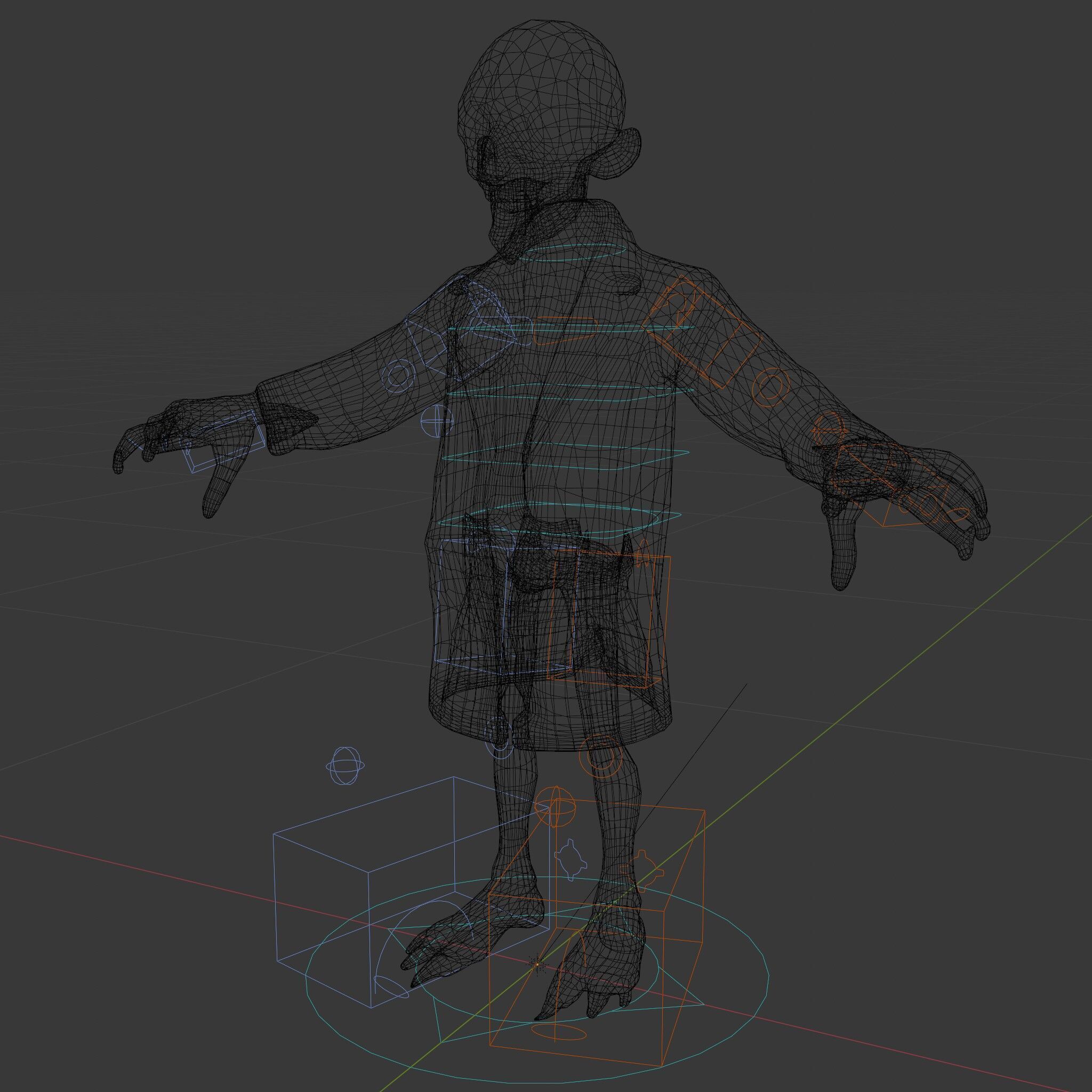 Zombie Scientist D Character Model with PBR Textures and Anim... Low-poly 3D model_20