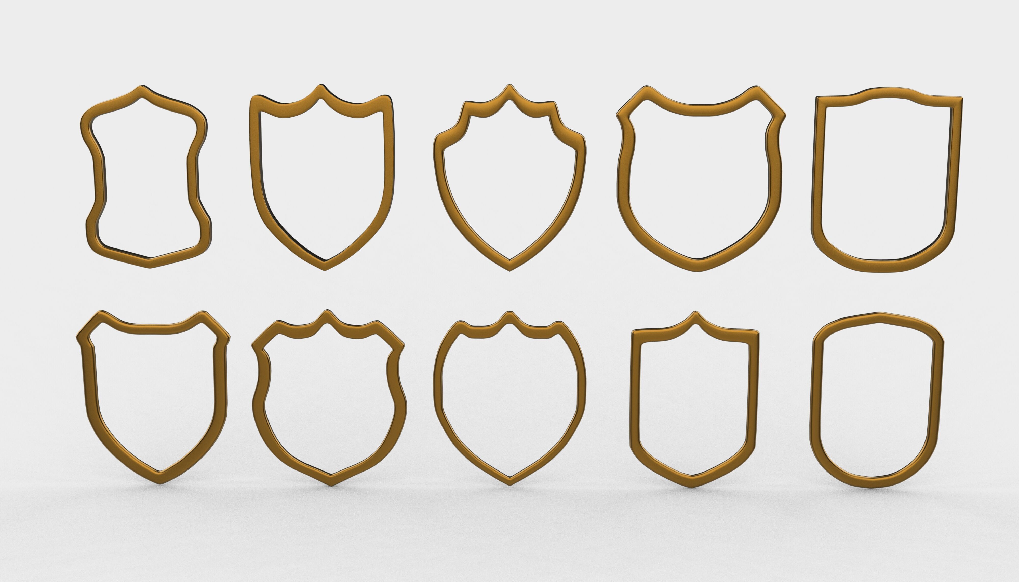 Badge Patches 3D model_11