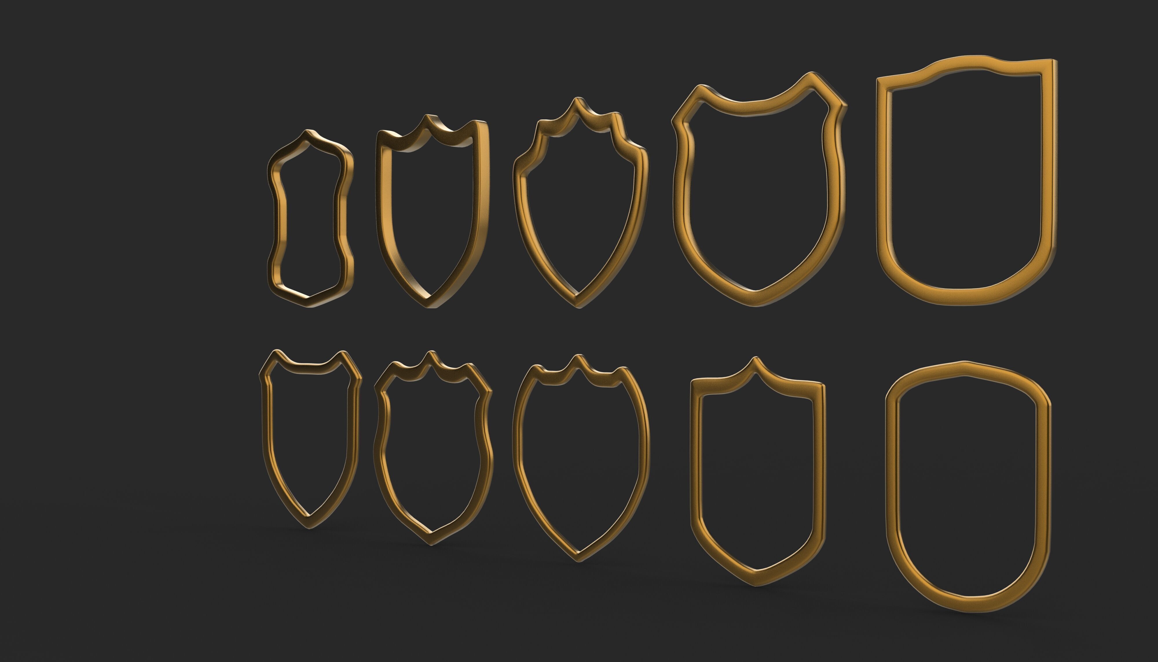 Badge Patches 3D model_3