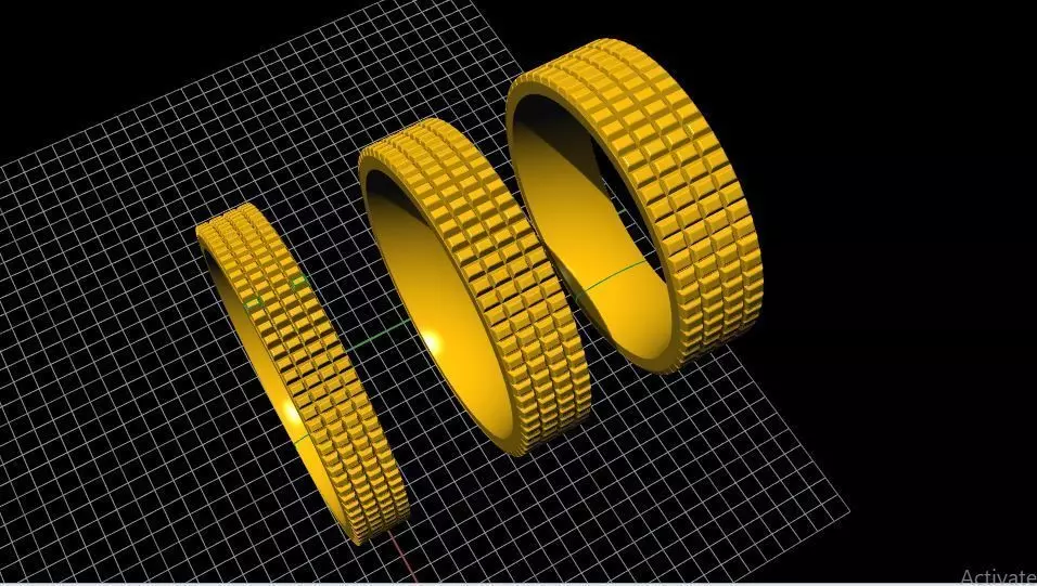 fashion ring 3dm file 3D print model_0