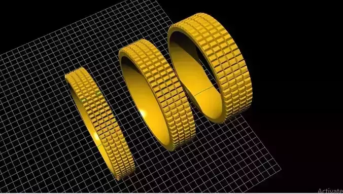 fashion ring 3dm file