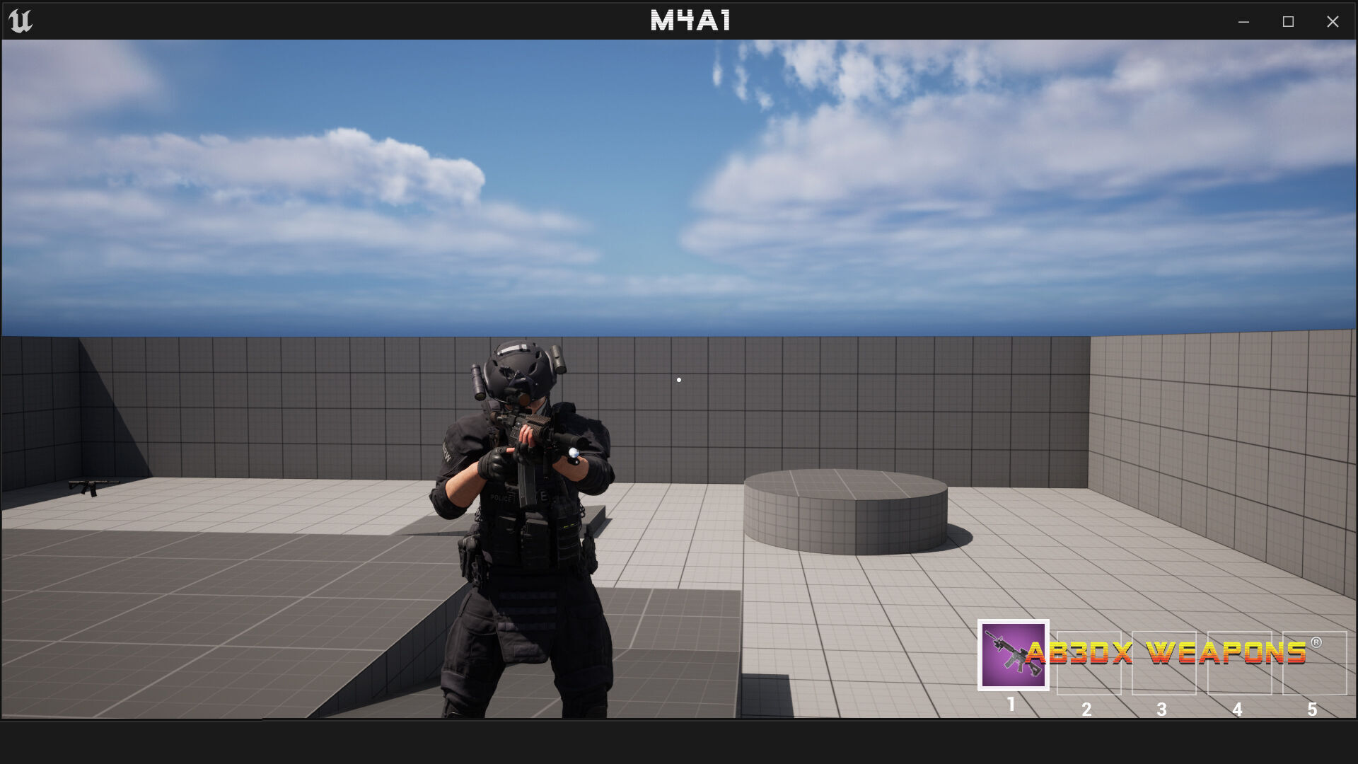 m16A3 FPS-TPS Low-poly 3D model_11