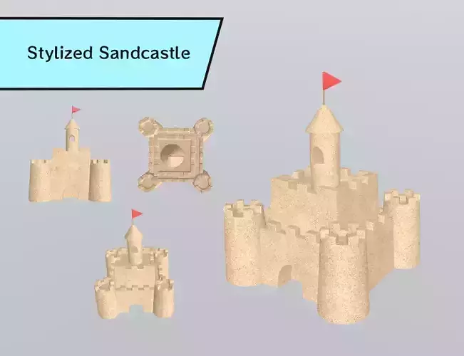 Stylized Sandcastle