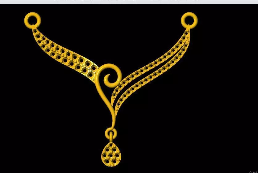 tanmaniya pendant 3dm file 3D print model_0