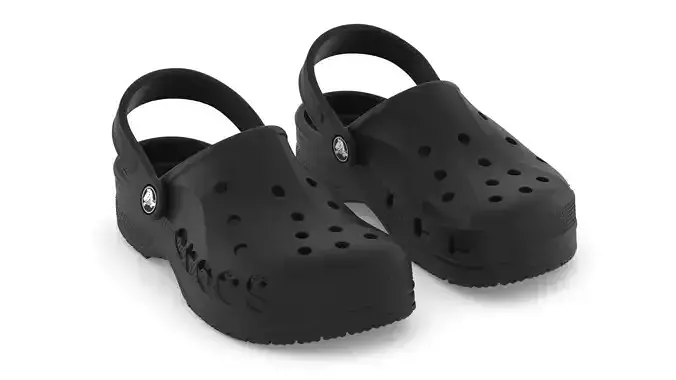 Crocs Baya Clog Black 3D model