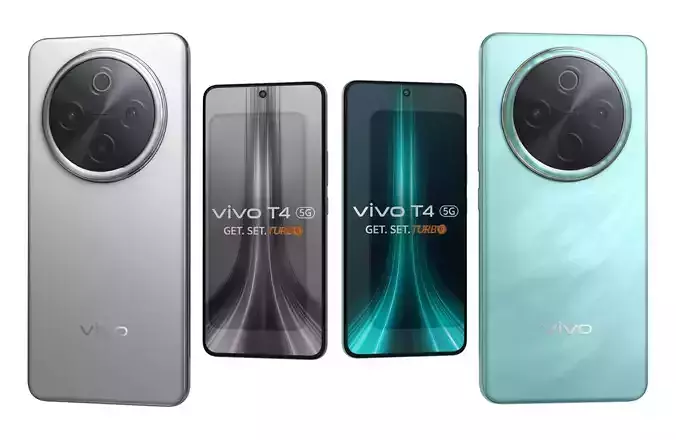 Vivo T4 Emerald Blaze And Phantom Grey