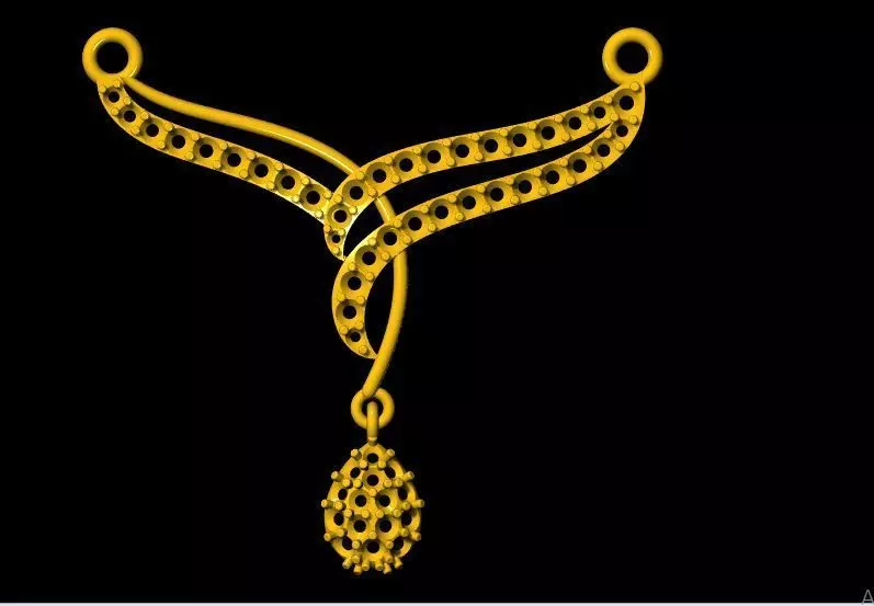 tanmaniya pendant 3dm file 3D print model_0