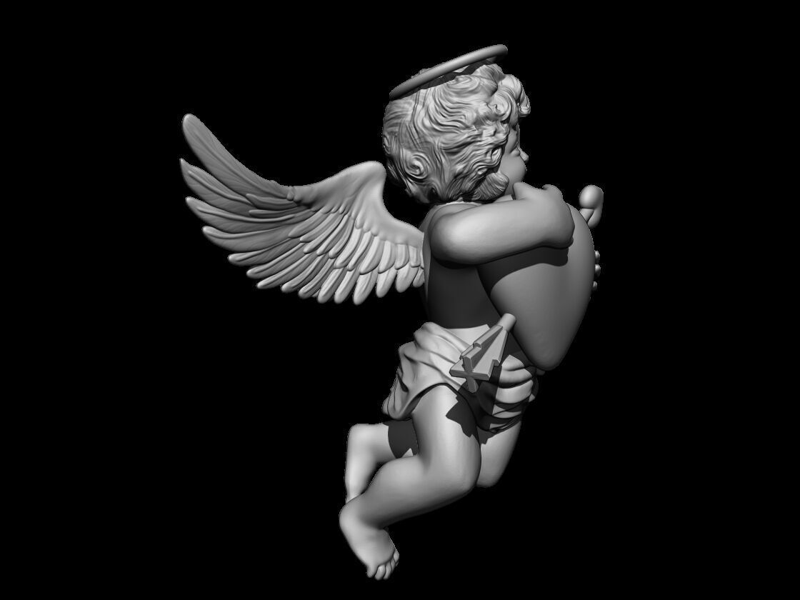 Cupid - angel of love  3D print model_6