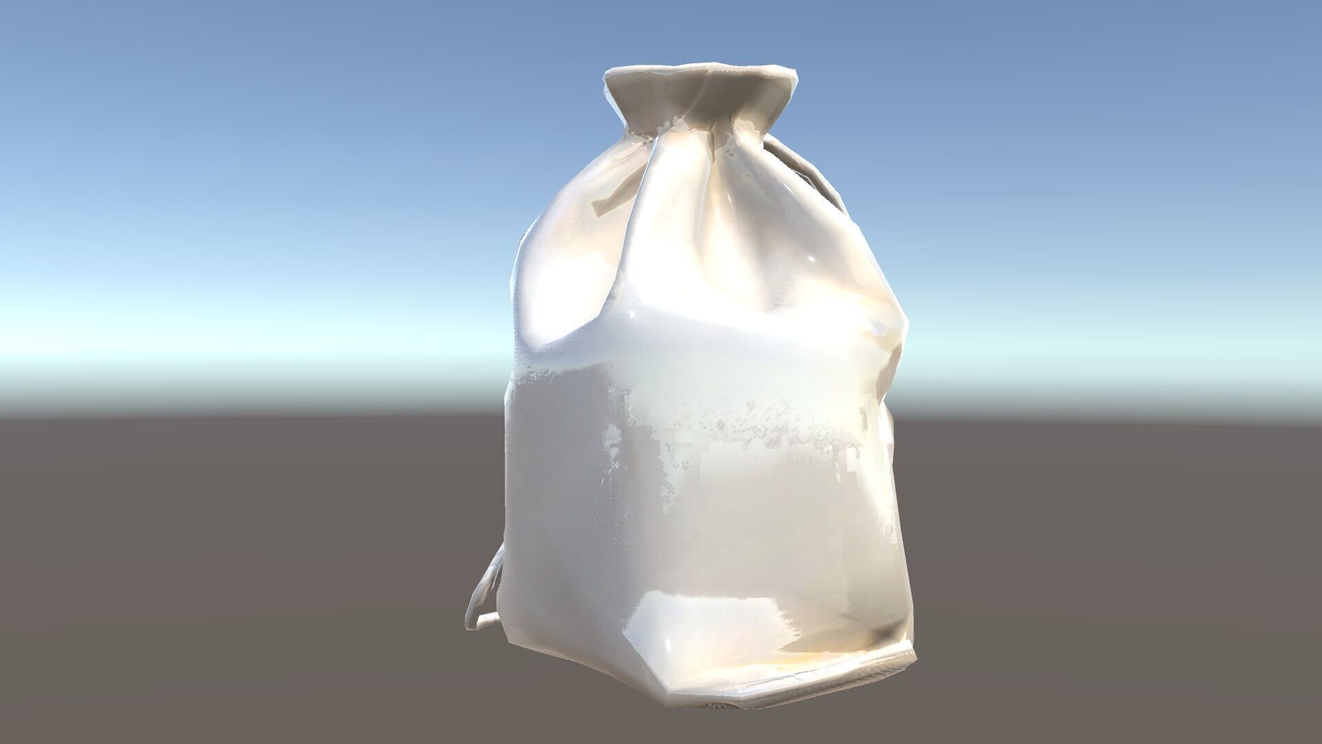 Fabric Drawstring Bag D Model Pack Low-poly 3D model_7