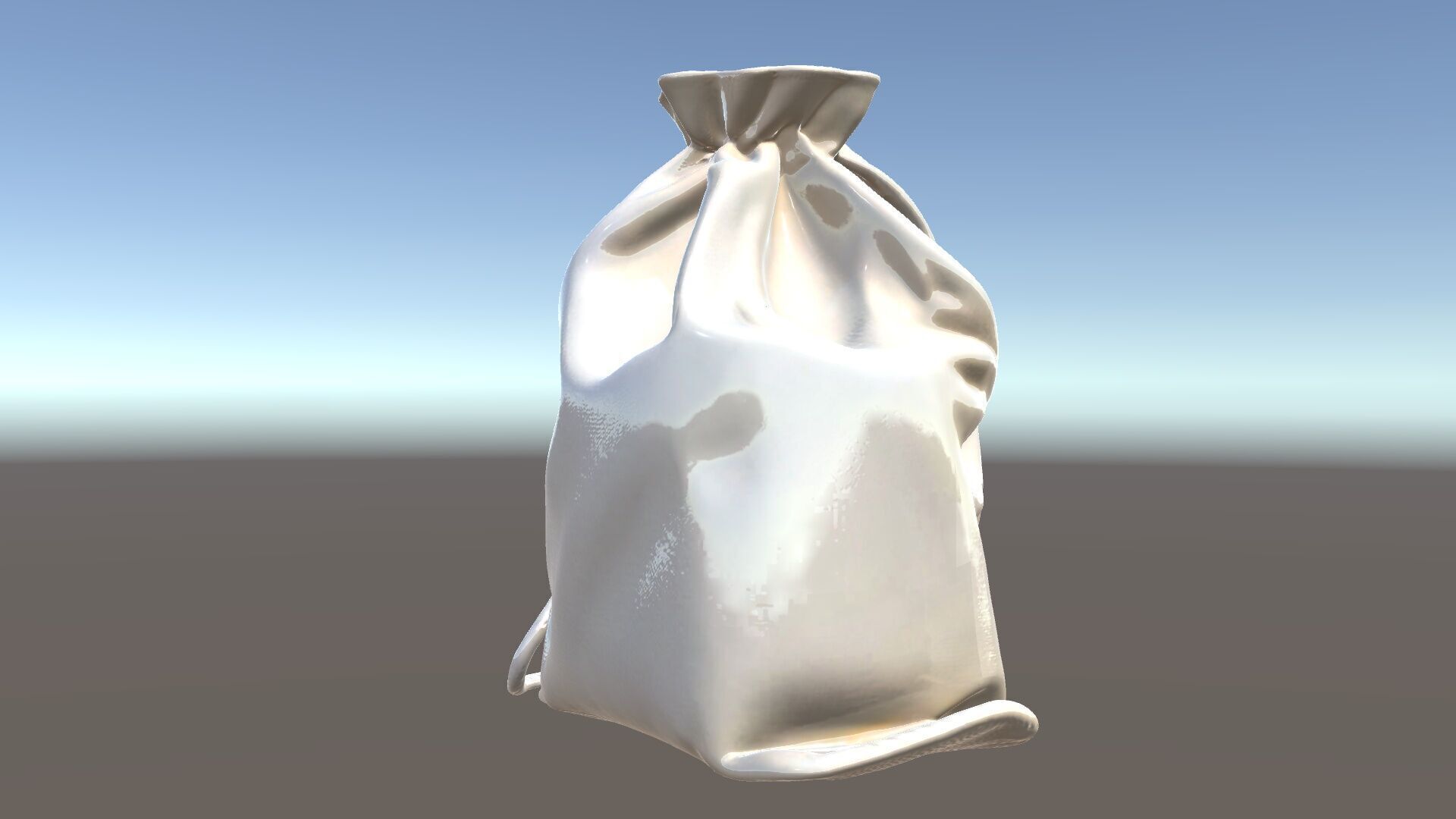 Fabric Drawstring Bag D Model Pack Low-poly 3D model_5