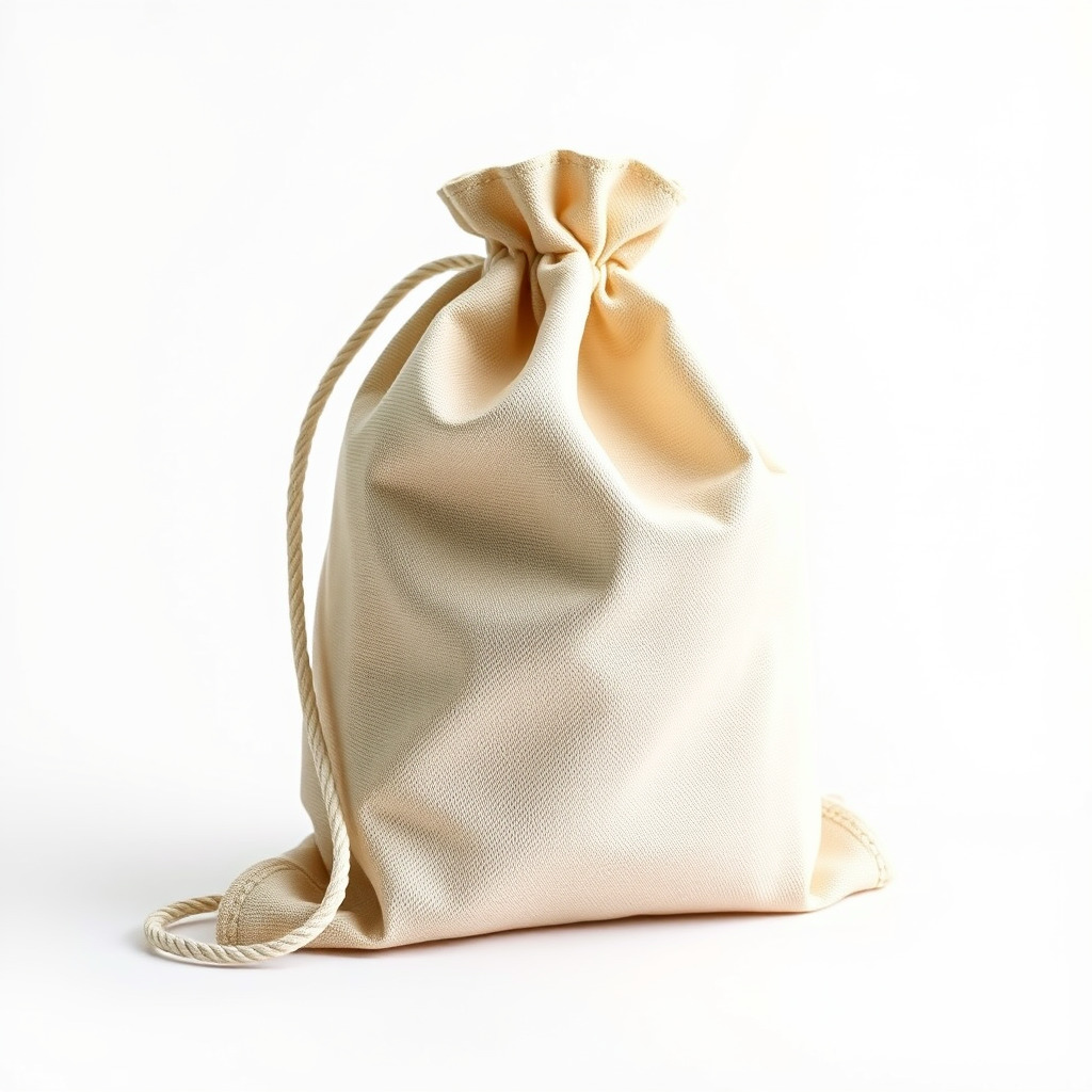 Fabric Drawstring Bag D Model Pack Low-poly 3D model_4