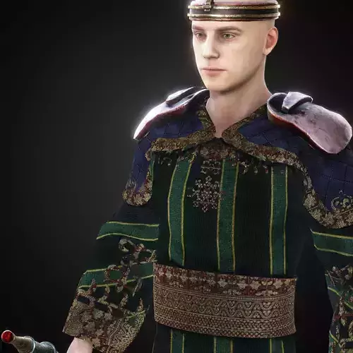 Rigged Fantasy Medieval Character