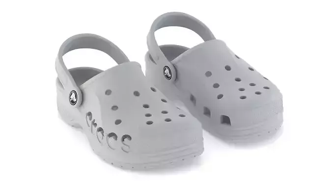 Crocs Baya Clog Light Gray 3D model