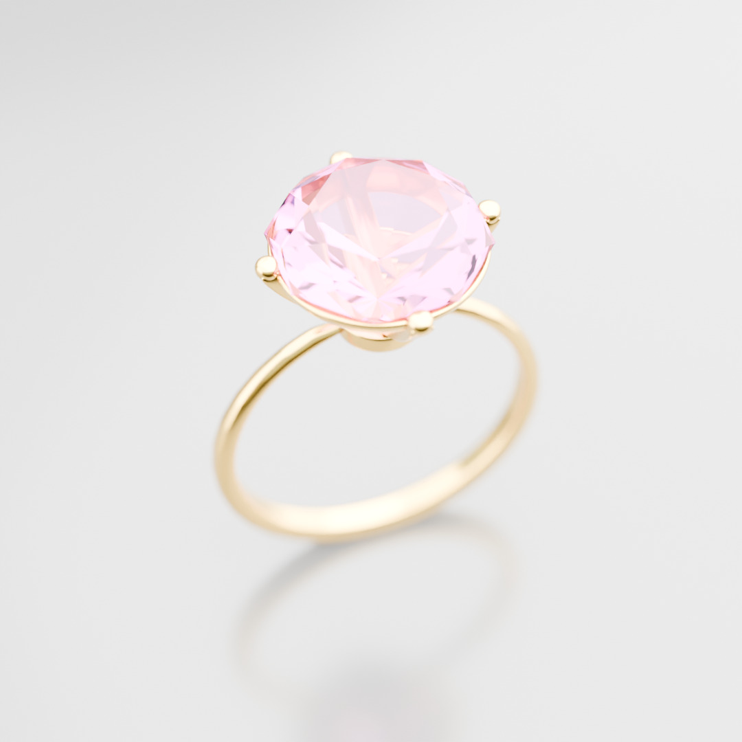 Ring Model Low-poly 3D model_2