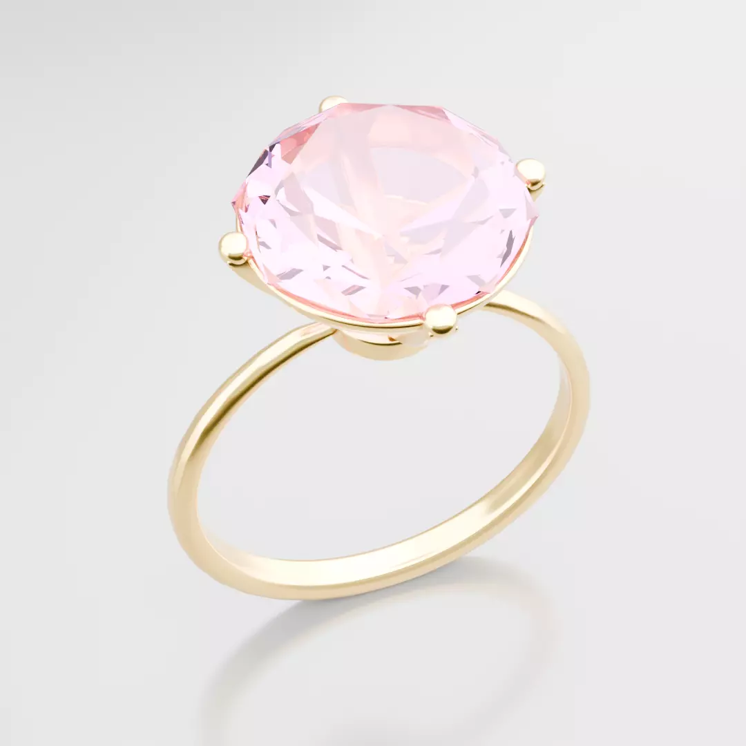 Ring Model Low-poly 3D model_0