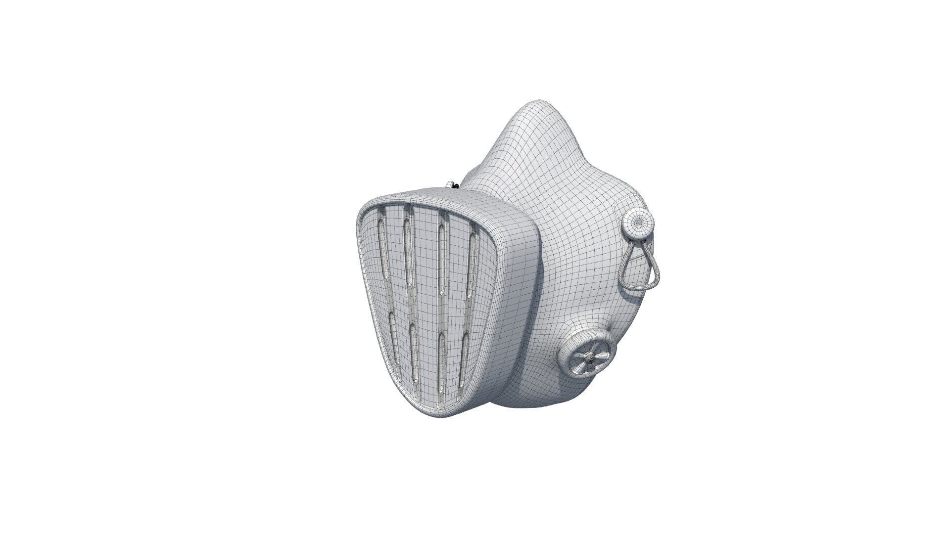 Mask Respirator 3D model_3