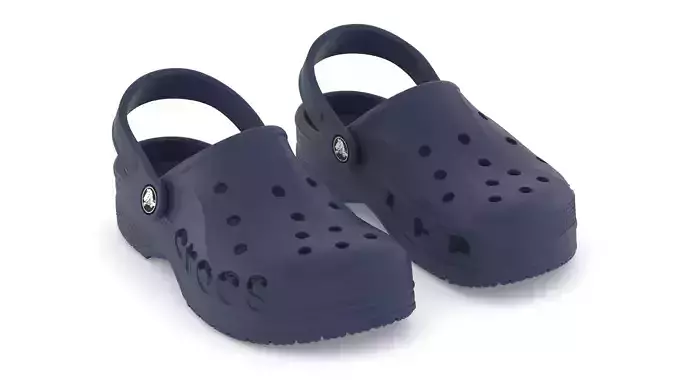 Crocs Baya Clog Navy 3D model