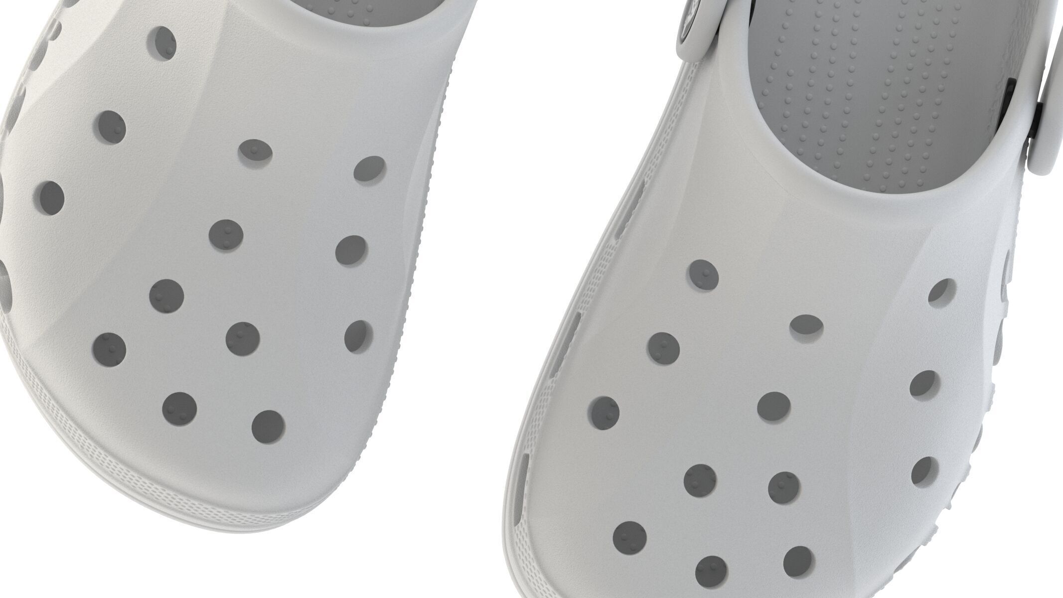 Crocs Baya Clog White 3D model_8