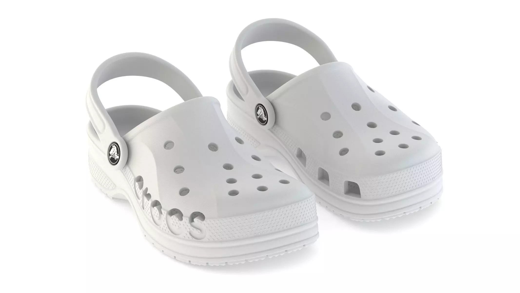 Crocs Baya Clog White 3D model_0