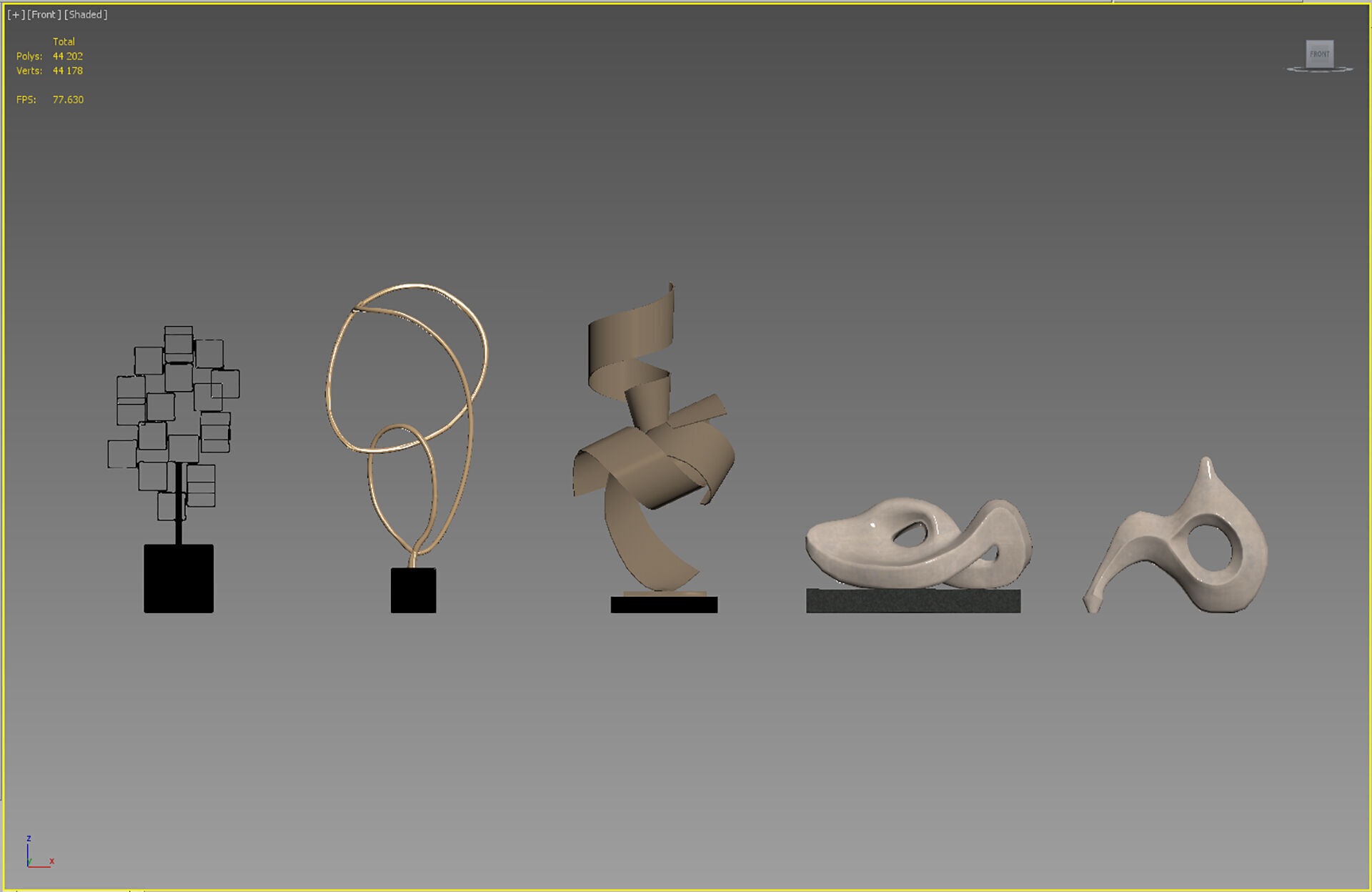 Sculptures 76 3D model_7