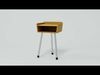 3D model of a vintage wooden school table for small children 3D model_1