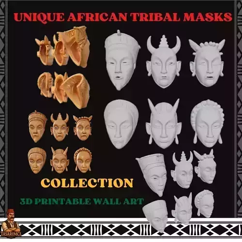 African Tribal Mask Collection  Vol2